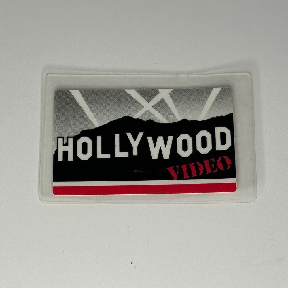 Vintage Hollywood Video Laminated Membership Card
